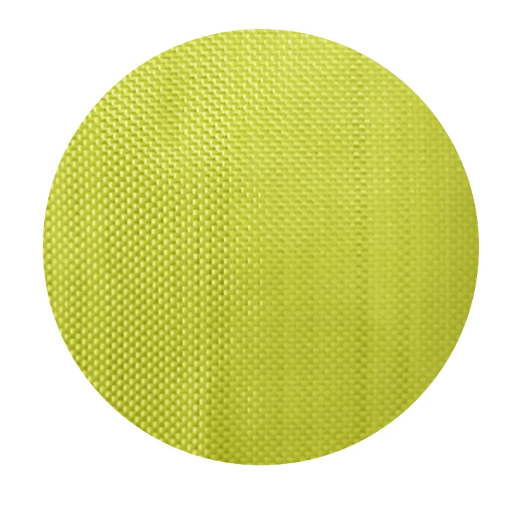 Fire Fighter Garment Fabric 1500d 220gsm Plain Woven Kevlars Fabric Yellow 100% Para Aramid Factory In-Stock Fabric