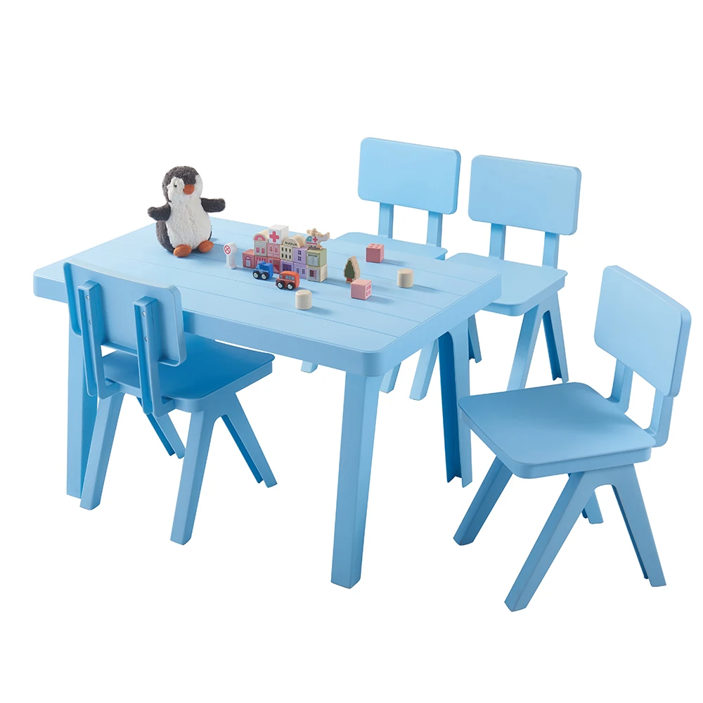 Длинные детские пластиковые столы для пикника и вечеринки, 2 фута