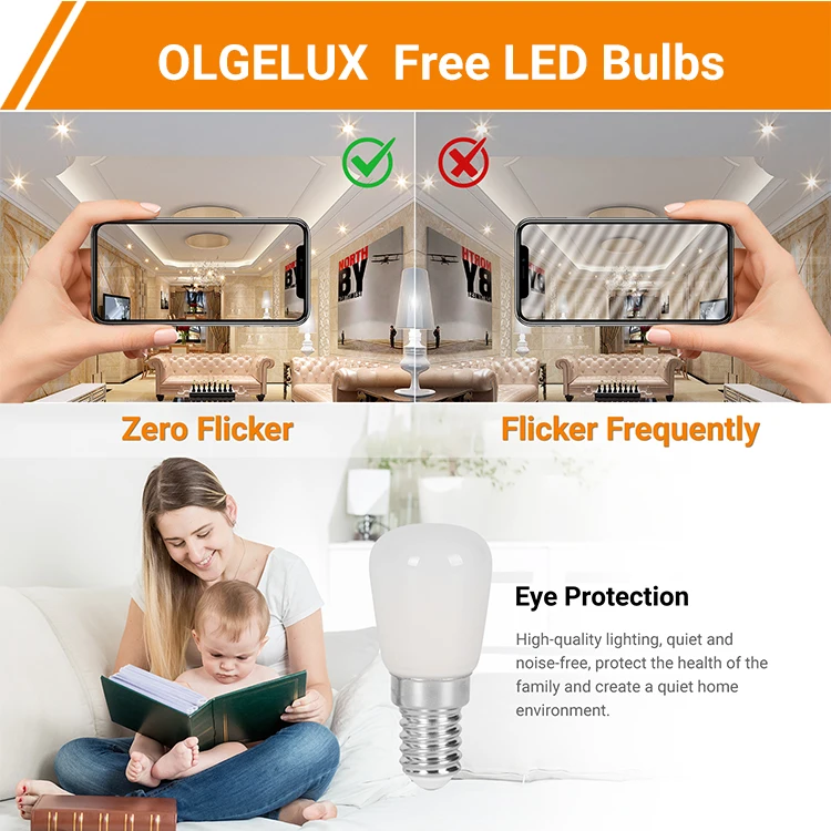 OLGELUX Energy Saving Electric Lamparas Led Lamp 220V 3.5W SMD2835 Led Light Bulb