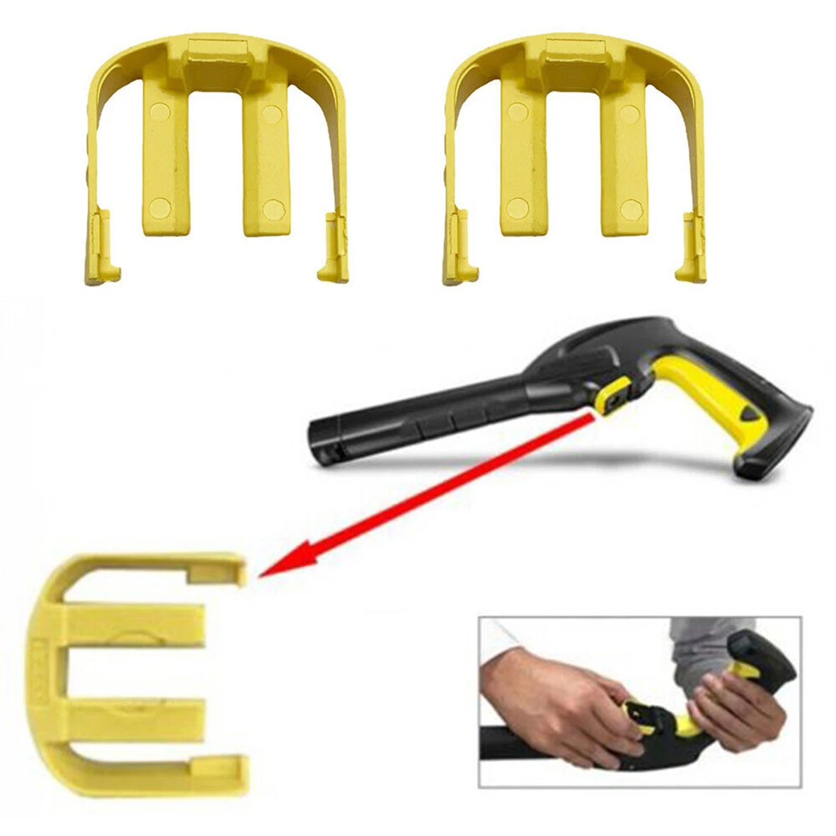 Сменный C-образный зажим для автомойки Karcher K2 сменный бытовые инструменты