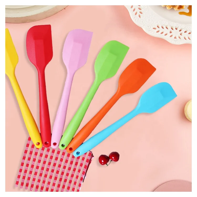 Non-Stick Kitchen Utensils Baking Cooking Tool Silicone Scraper Tool Silicone Cake Scraper Spatula