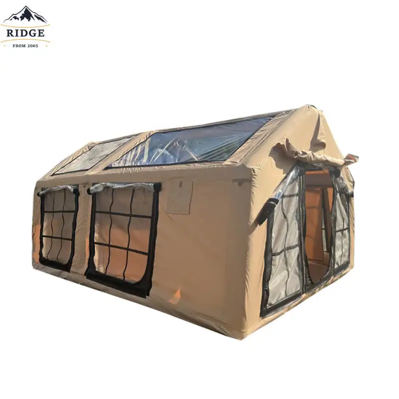 Удобная и дышащая 210d ткань Оксфорд воздушная 480*350*220 см двухслойная автомобильная палатка с ПВХ прозрачным большим окном