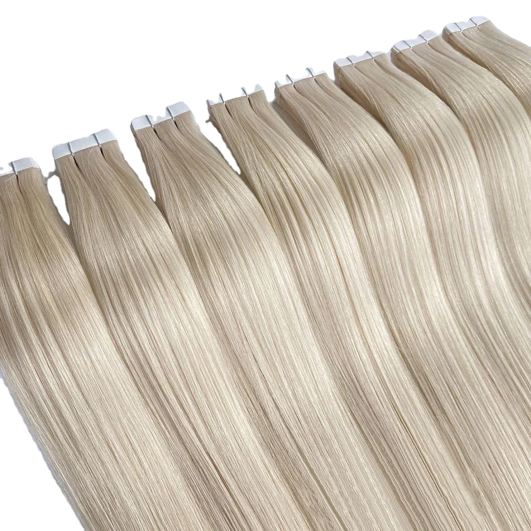 Wholesale Russian Hair Skin Weft Tape In Extensions 100 Human Hair Tape Ins 100% human hair extensions