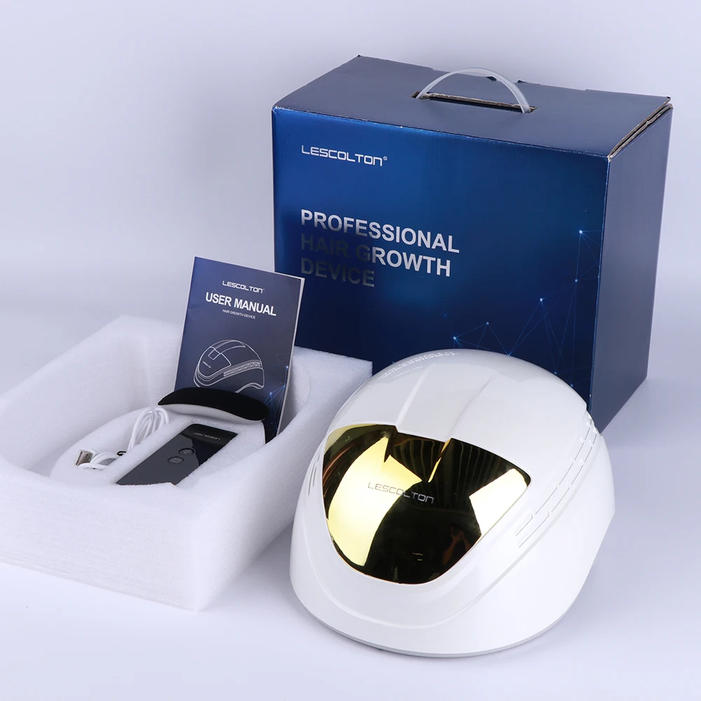 Latest best product in industry lllt laser hair growth helmet fast regrowth scalp care laser helmet for hair growth