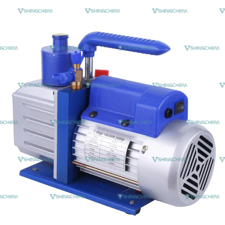 Двухступенчатый поворотный лопастной вакуумный насос HVAC для охлаждения куб. М 1/4 л.с.