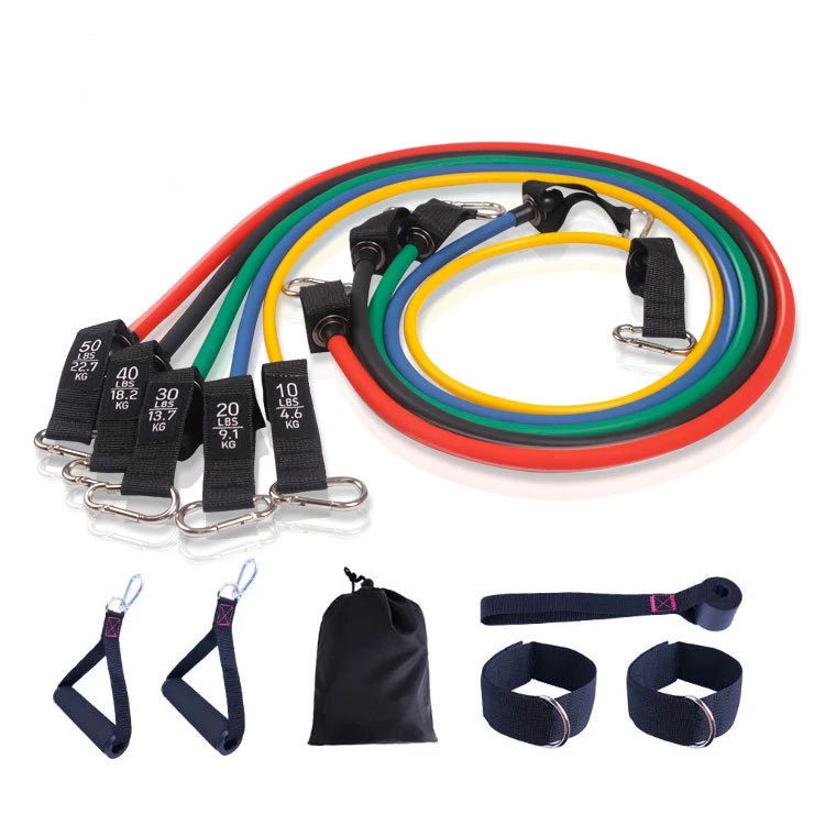 2080 Length Custom logo Resistance Tube Bands High Quality 150lbS resistance Tube Bands With Fitness