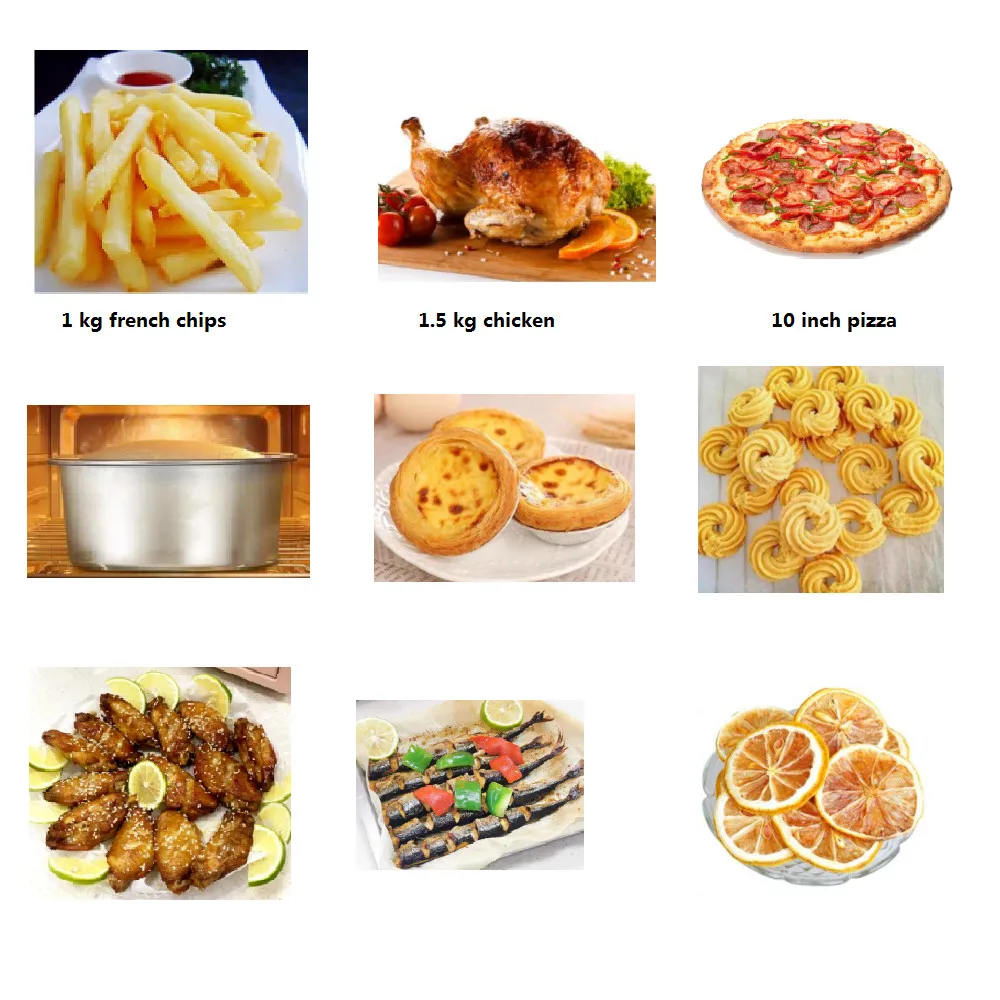 Stainless steel Air fryer toaster oven