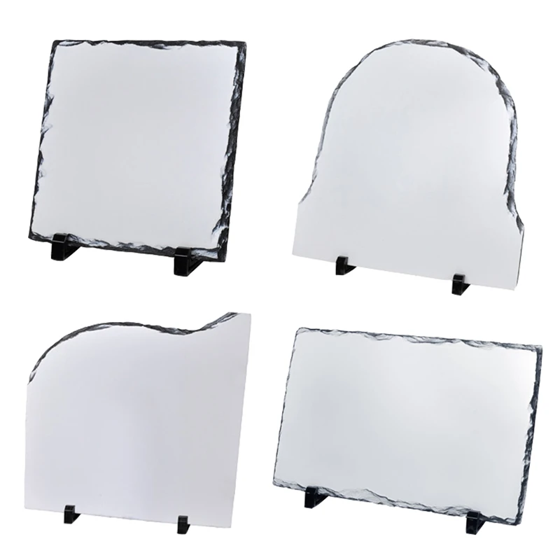 
Middle Square 20x20cm photo custom sublimation Natural raw rocks with sublimation coating 