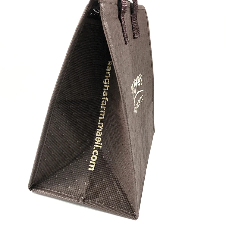 Wine 6 Cans Cooler Bag Insulated Lunch Bag Waterproof Delivery Insulated Hot Food Bag To Keep Food Cold