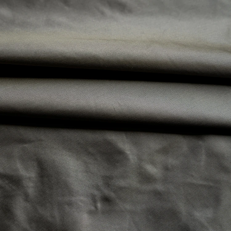 polyamide black yarn  down proof plain water resistant woven 100% nylon taffeta fabric cired waterproof textile for clothing