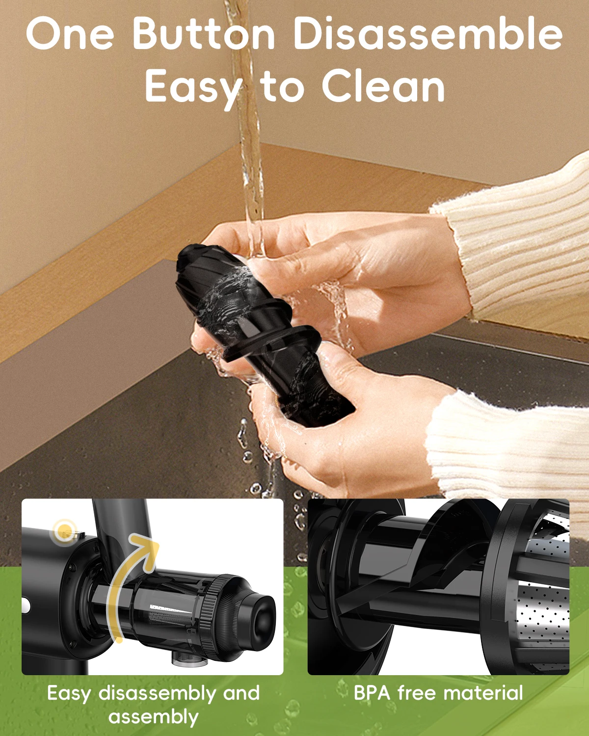 Slow Masticating Auger Juicer BPA FREE Cold Press Juice Yield Extractor for High Nutrient Fruit Vegetable Juice machine price