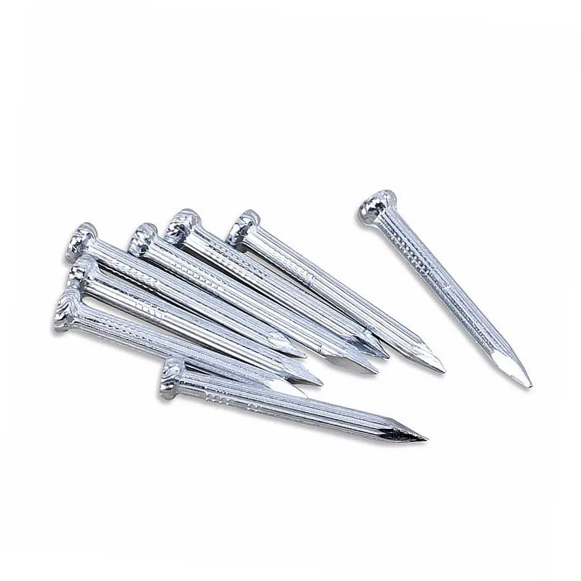 Building construction concrete nail steel drive pin powder actuated high hardness galvanized