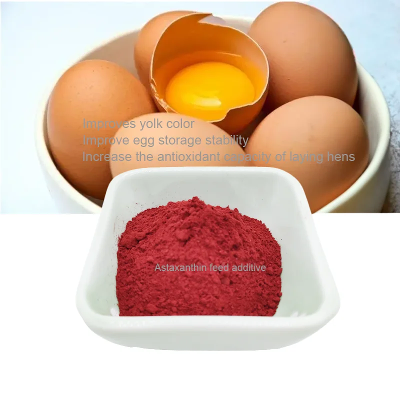 1% Biosynthetic Astaxanthin Strong Antioxidant Nutritional Value Aquatic Feed Additive For Promoting Fish Growth Aquaculture