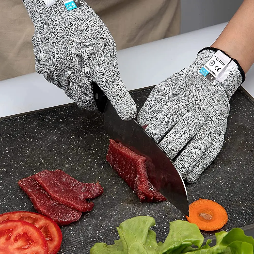 High quality 13 G daily-use cut resistant Anti-slip  kitchen safety work gloves
