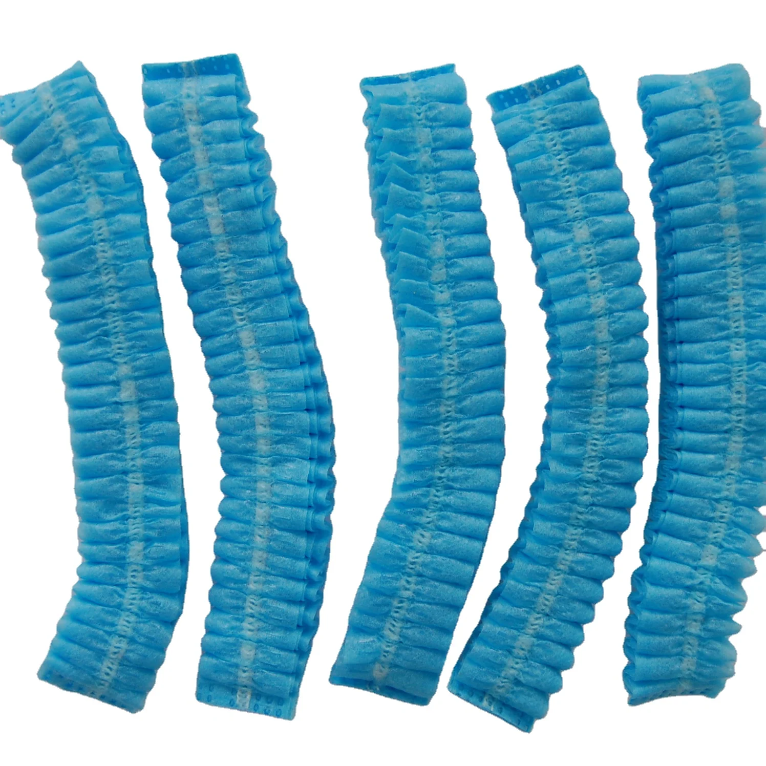 Surgical Mob Cap Disposable Hair Nurse Caps Non-woven Medical Strip Clip Net