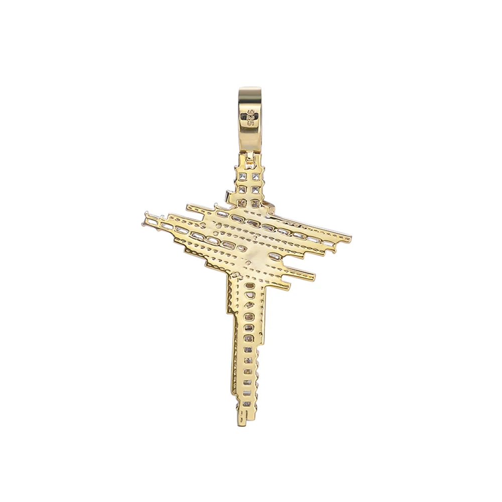Christian Cross Jewelry Cross Charm Pendant Jesus Cross Pendant Hip Hop Pendant