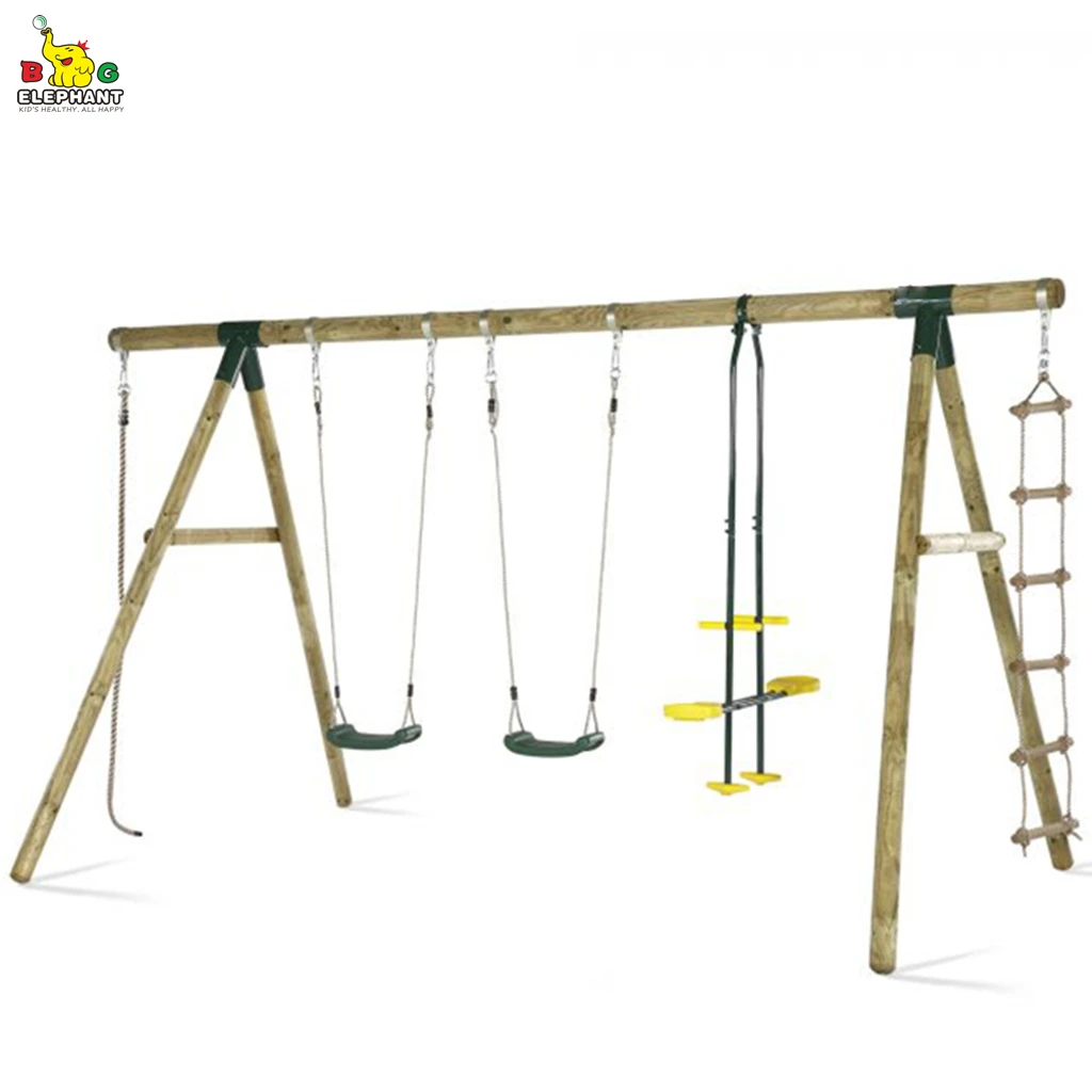 Supplier Manufacturer Factory Kids Outdoor Playsets Swing Set