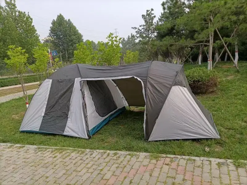 Large Quantity Stock Instant Cabin Family Tent 5-8 Persons for Camping Picnic Outdoor Music Festival Use