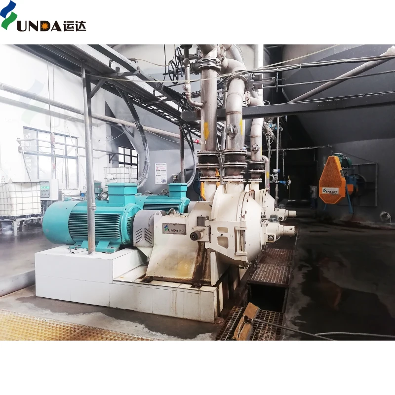 Yunda Refining Equipment Stator Rotor Disc Low Consistency Refiner Double Disc Refiner for Tissue Paper Production Line