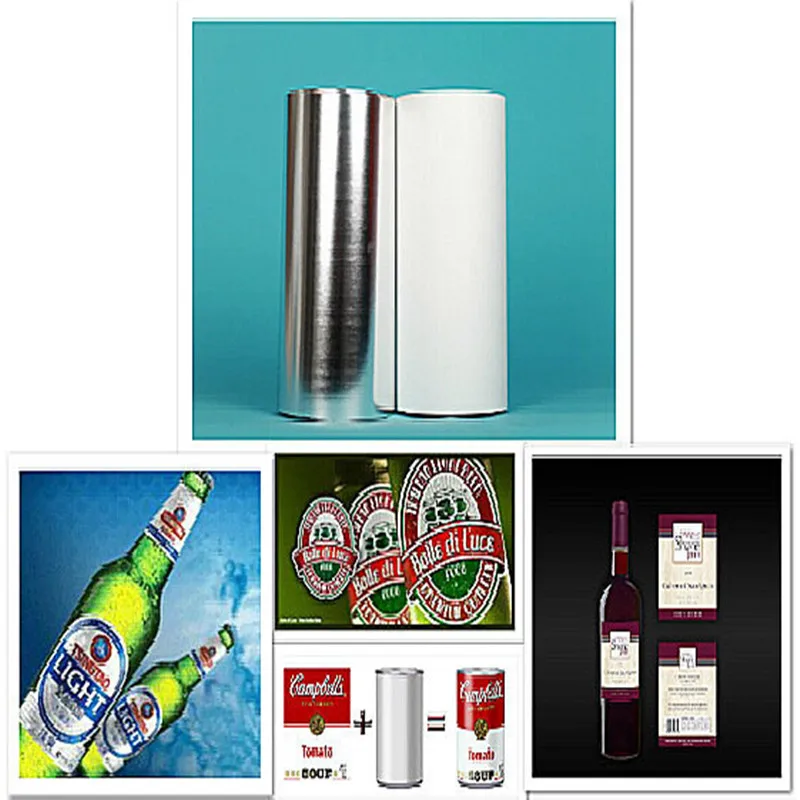 Wholesale Metallic Paper Vacuum Metallized Paper For Beer Label Textured Metallic Paper