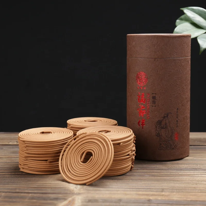 Spring Chinese incense coil study office aromatherapy Jasmine light brown
