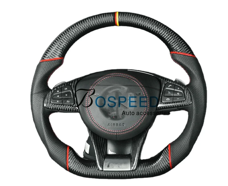 
Carbon Fiber Steering Wheel racing car wheel For Mercedes Benz w205 AMG 