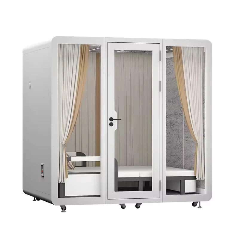 Cymdin Modern Modular Soundproof Steel Pods for Quick Office Installation Quiet and Comfortable Sleep Soundproofing Pods