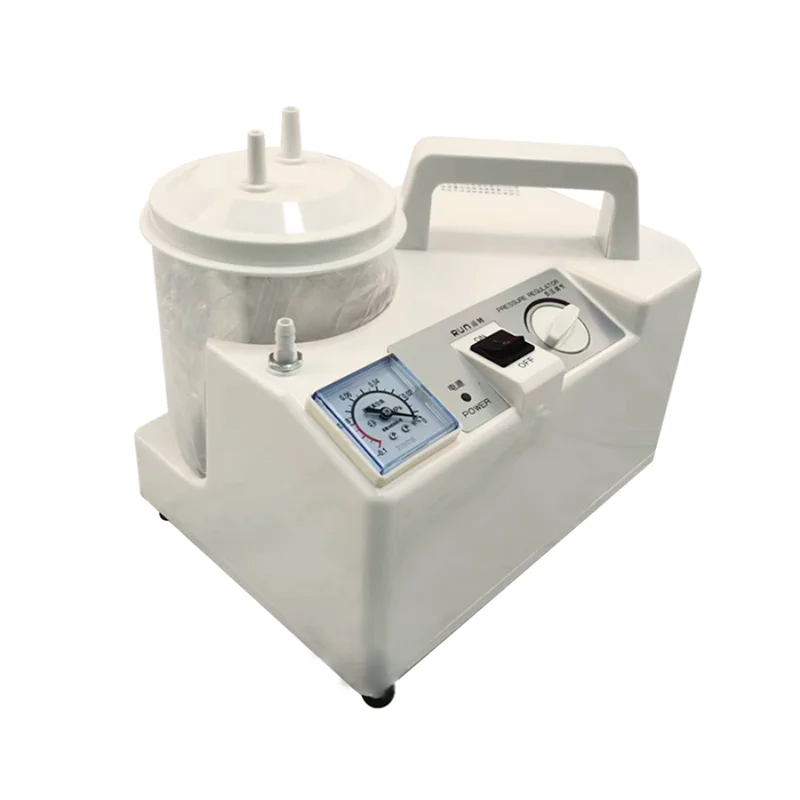 high quality Physical Therapy Phlegm Low Noise 1000ml Suction Machine Medical Electrical Aspirator Portable