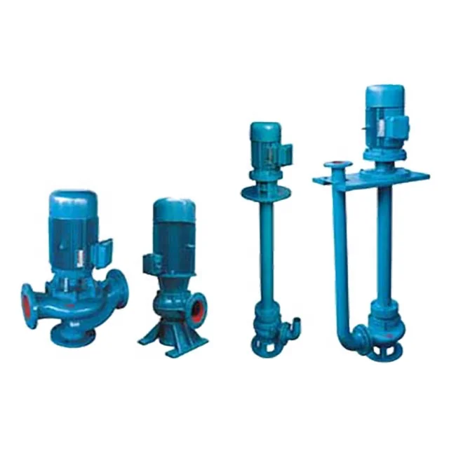 QW WQ YW LW GW cast iron/stainless steel vertical electric pipe centrifugal pump for sewage, waste water, etc.