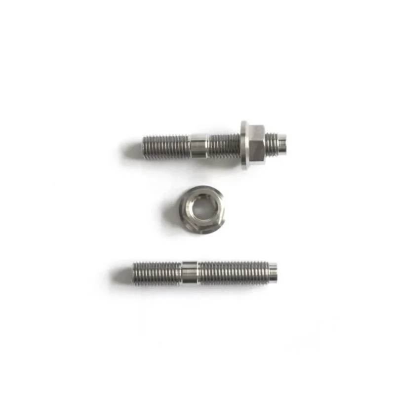 Large inventory Gr5 m10x1.25 x45/55mm Titanium alloy Automotive Exhaust manifold stud Bolts hex Nuts Washers for Toyota Lexus
