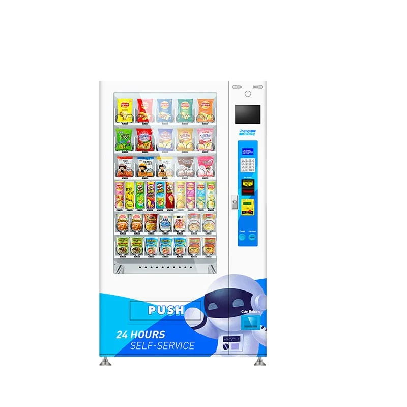 ZOOMGU Cheap Normal Temperature Vending Machine Combo Snack Vending Machine With Card Reader Payment Coin Acceptor