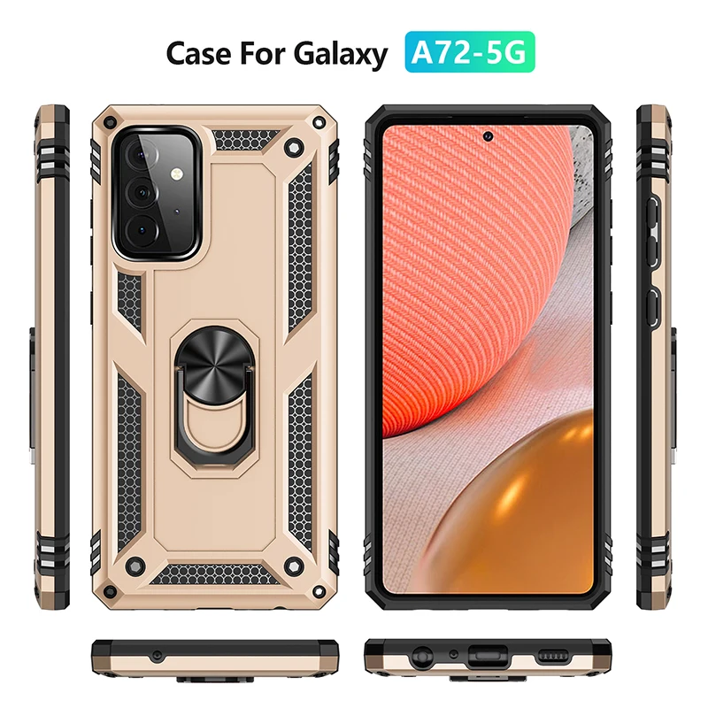 3 In 1 Armor Full Protection Antishock Shockproof Smartphone cover Magnetic Car Phone Case For Galaxy A20S Back Cover