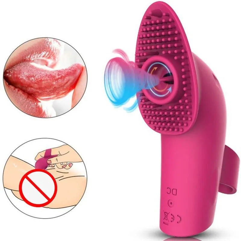 Female vibrator Adult toy orgasmic masturbator Finger lick massage stick flirty flirty multi-frequency masturbation AV stick