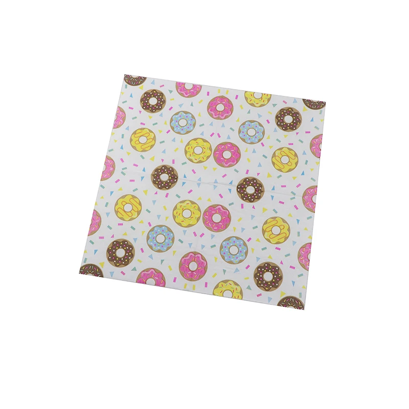 Wholesale recycled custom printed color cocktail dinner paper table napkins