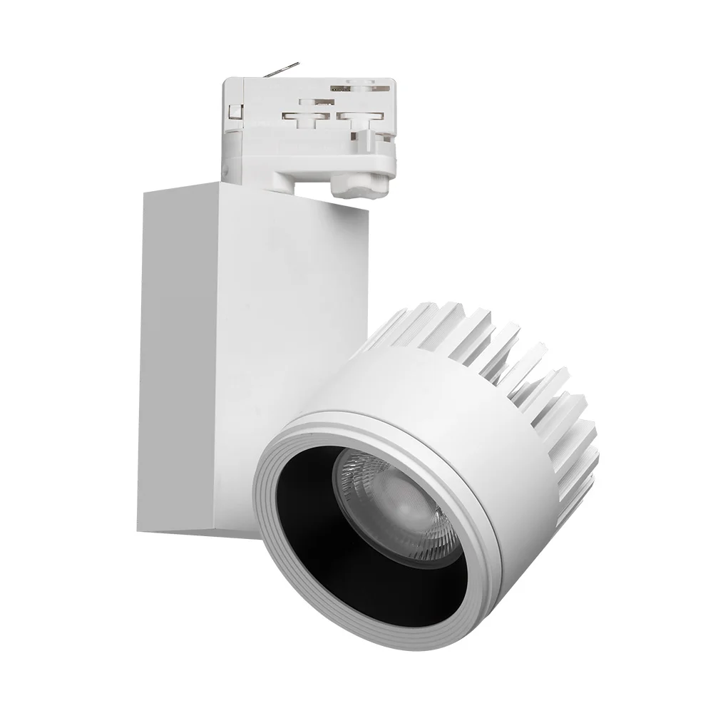 4 way 3-circuit Anti glare 52W CRI97 led track light for