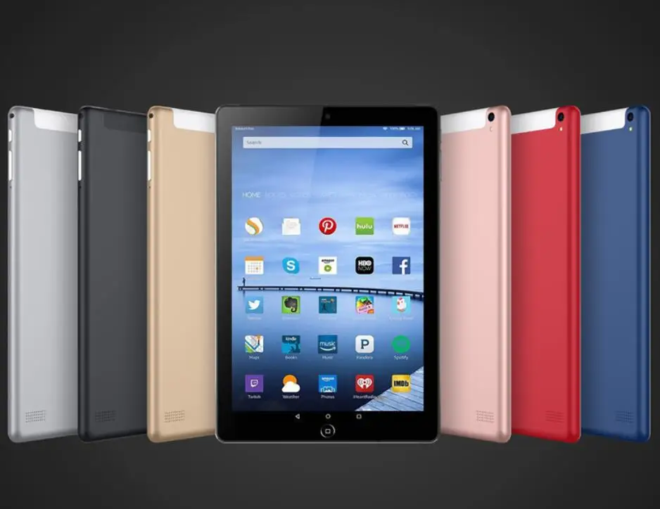 New System 10.1 inch Tablets Android 9.0 3G Phone Call 64GB Octa Core Wi-Fi  GPS Dual SIM Tablet PC