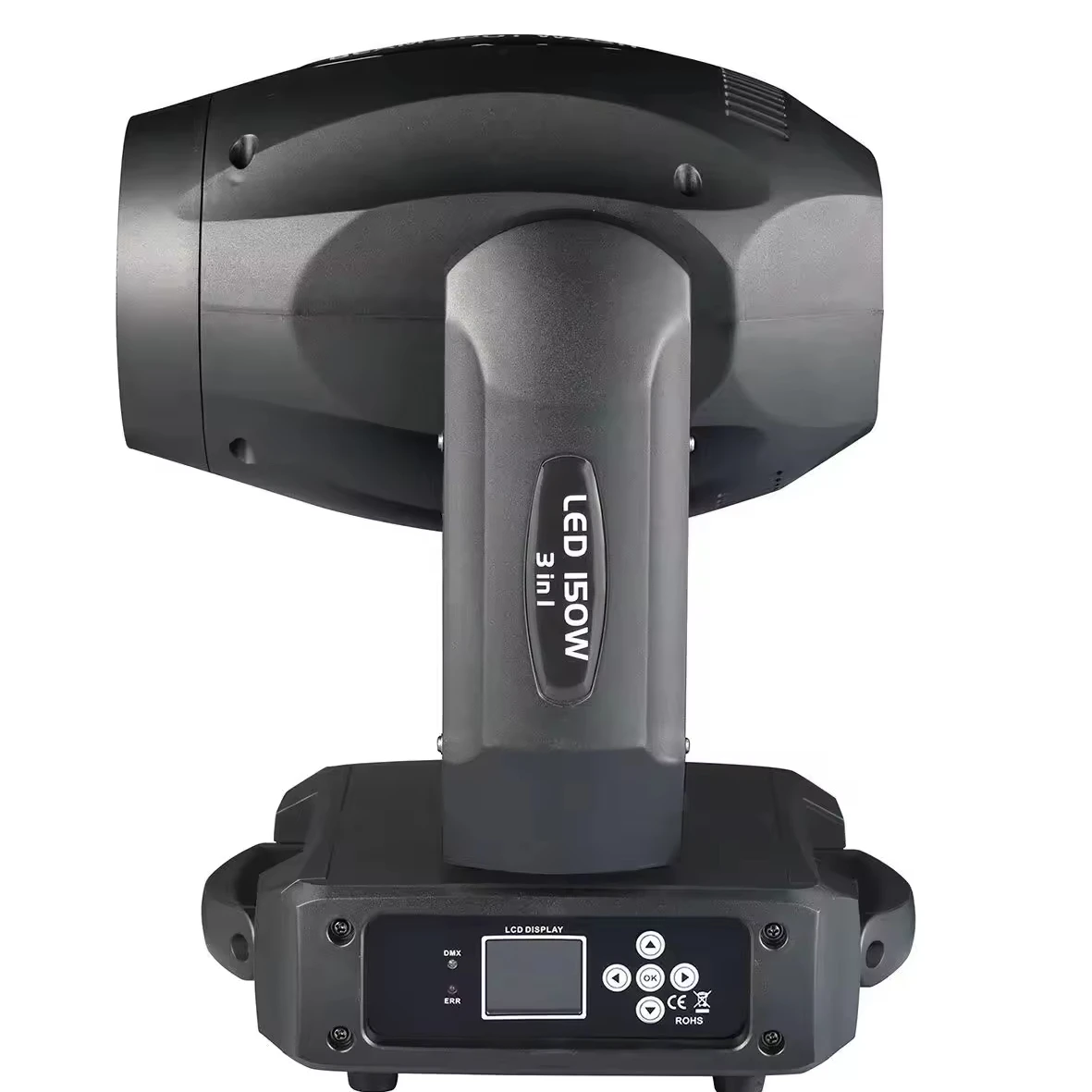 150W LED Moving head light RGB color mixing 3-in-1 LED to pre-program or control the movement, color and wash gobo effects