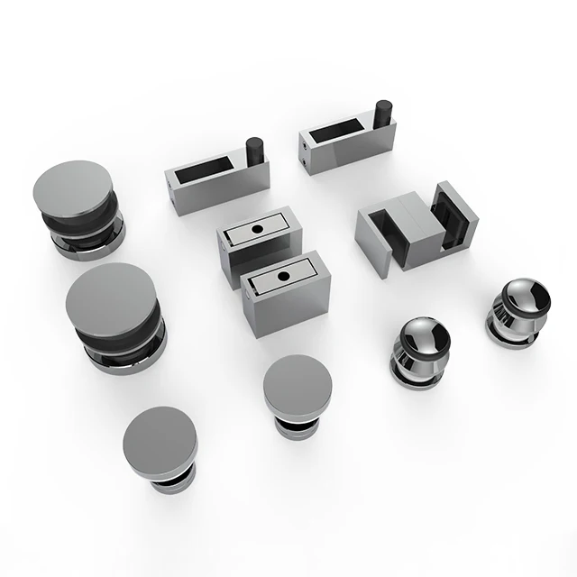 Hydrorelax Fittings stainless steel interior frameless sliding glass shower door hardware