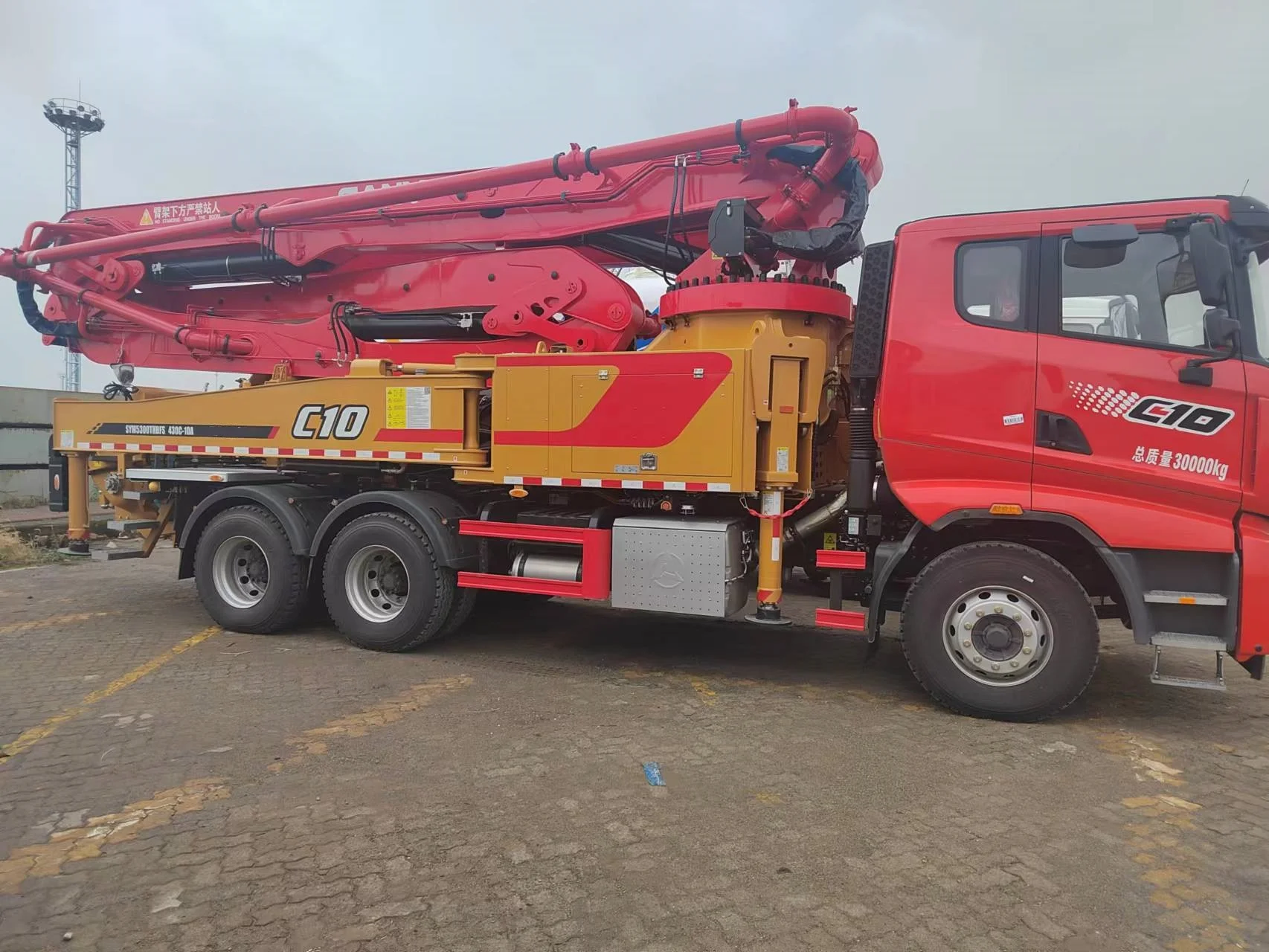 Concrete Pumps Syg5370thb 430c-10 for Sale Vertical Reach 43m SYM5300THBFS