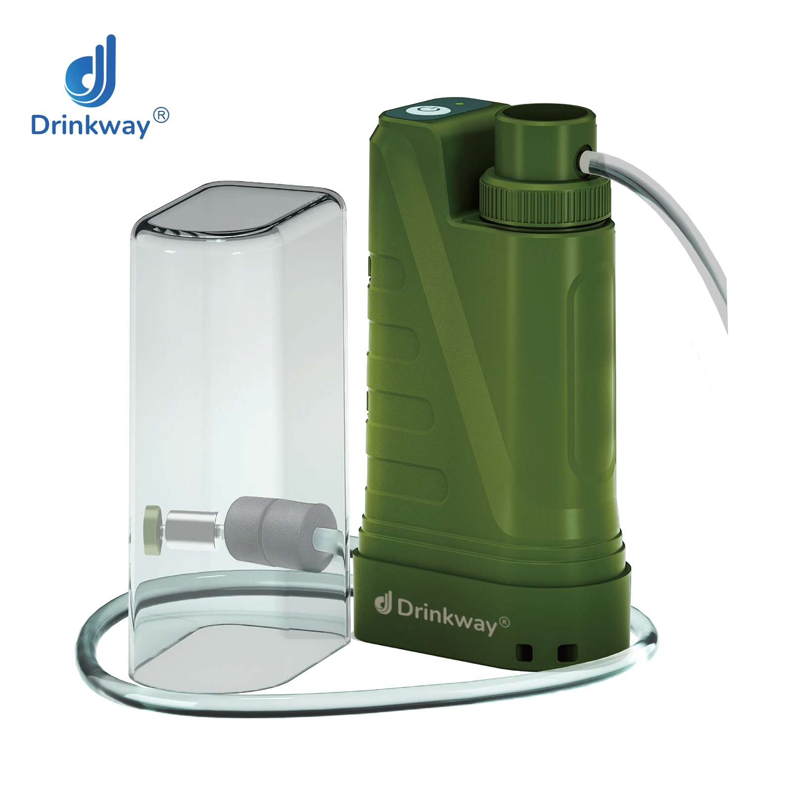 Portable Electric Water Filter Pump 0.01 Micron for Emergency Traveling Camping Survival Gear for Outdoor Use