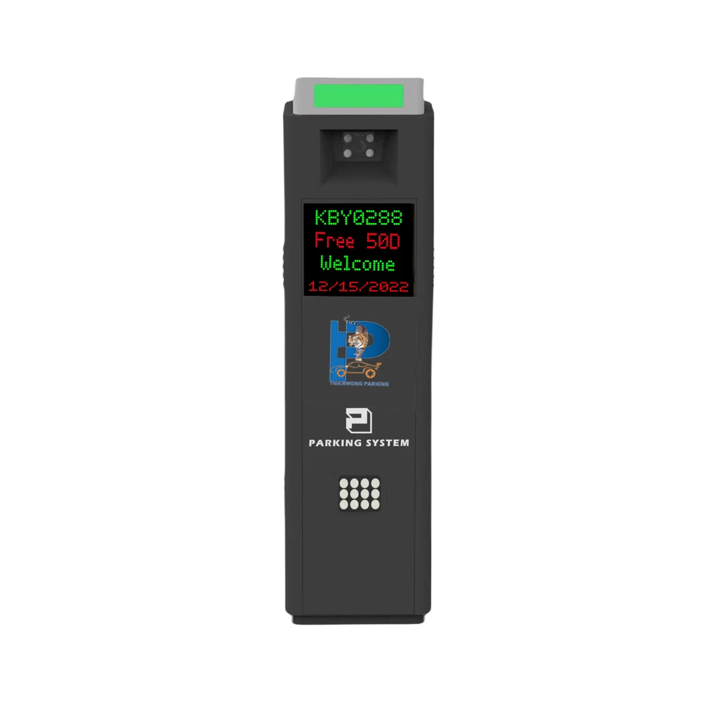 Anpr automatic smart parking access control system with software and barrier gate