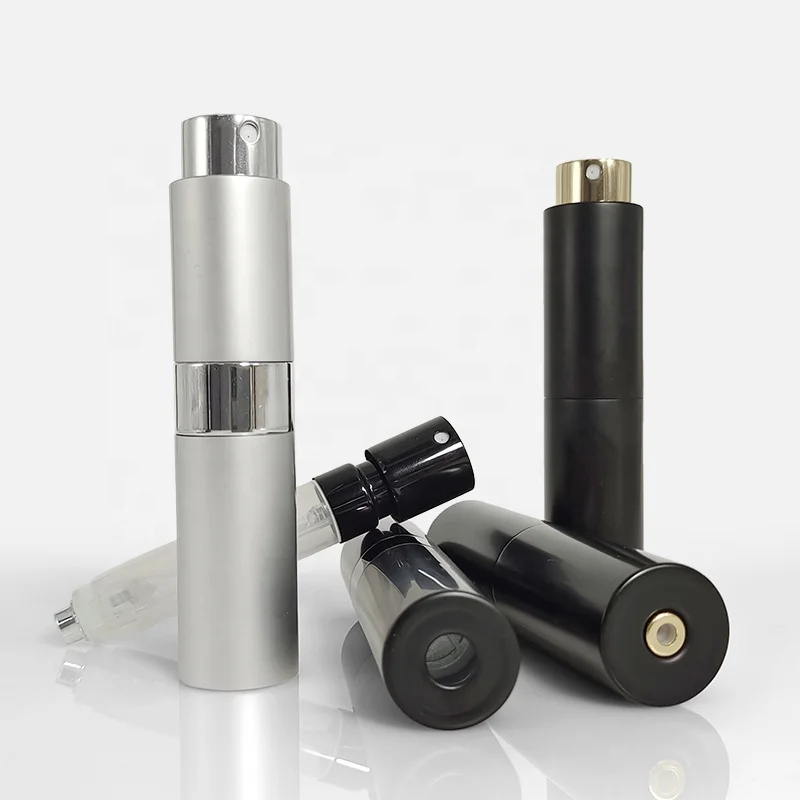 5ml 8ml Aluminium Bottom Refill Bottle Twist Up Refillable Perfume Atomizer