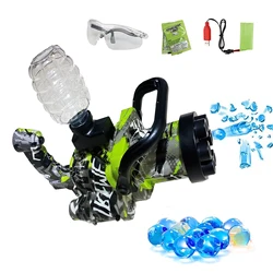 2022 Gatling Water Gel Beads Blaster Toy Guns Outdoor Shooting Games Toy Gel Water Ball Gun Bullet Gel Gun Electric For Fun