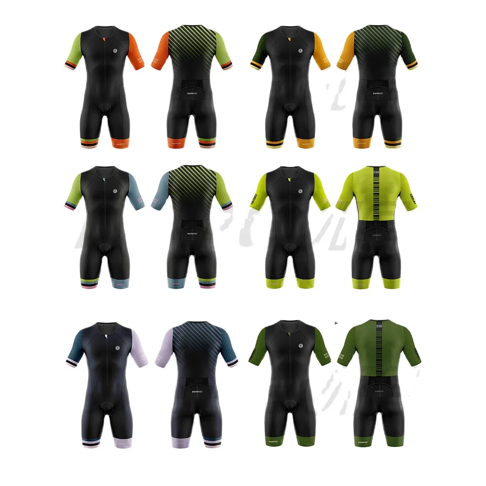 Sublimation cycling triathlon tri suit triathlon cycling wear for men
