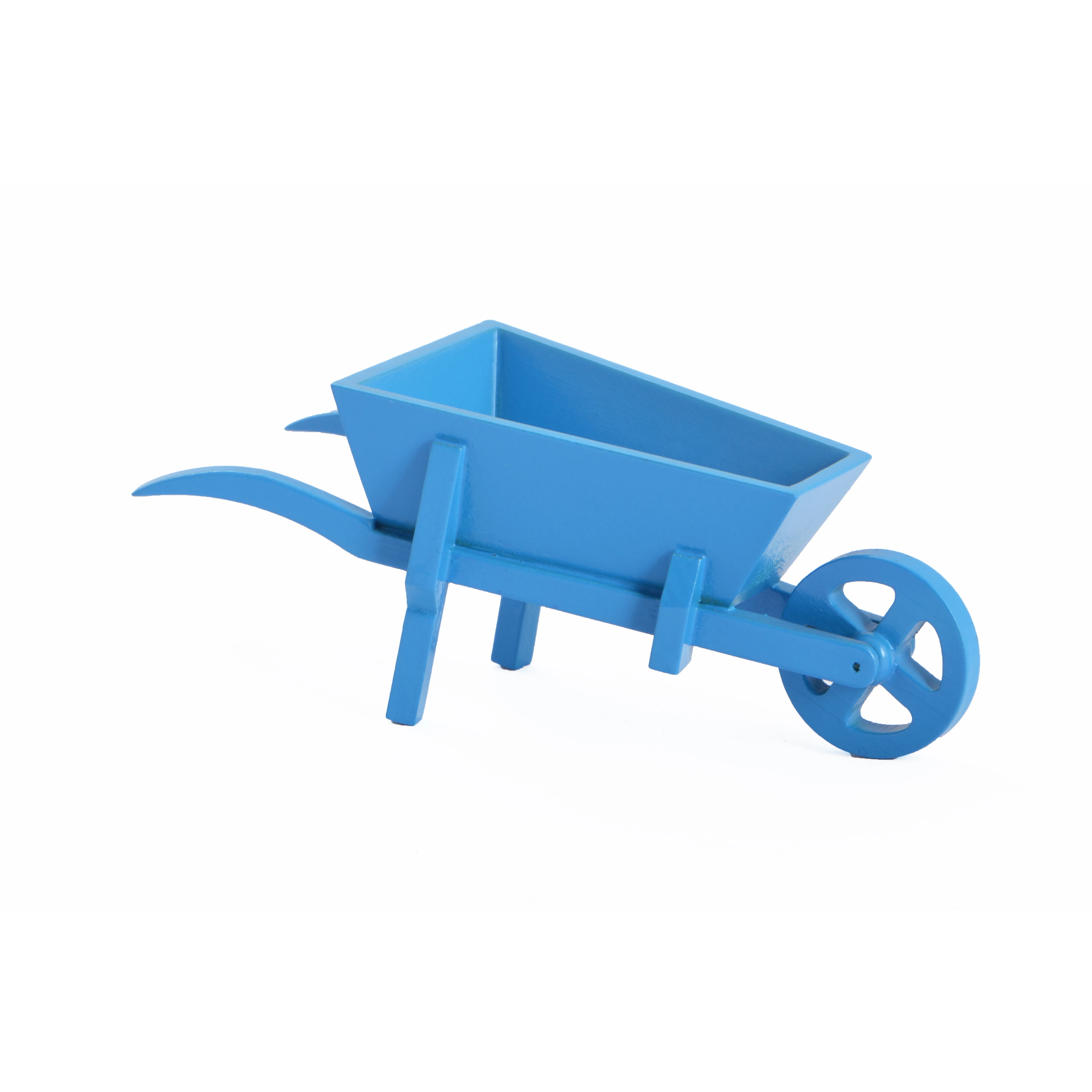 Doll House accessories 1:12 Wooden wheelbarrow Outdoor Garden Miniature Furniture Ornaments