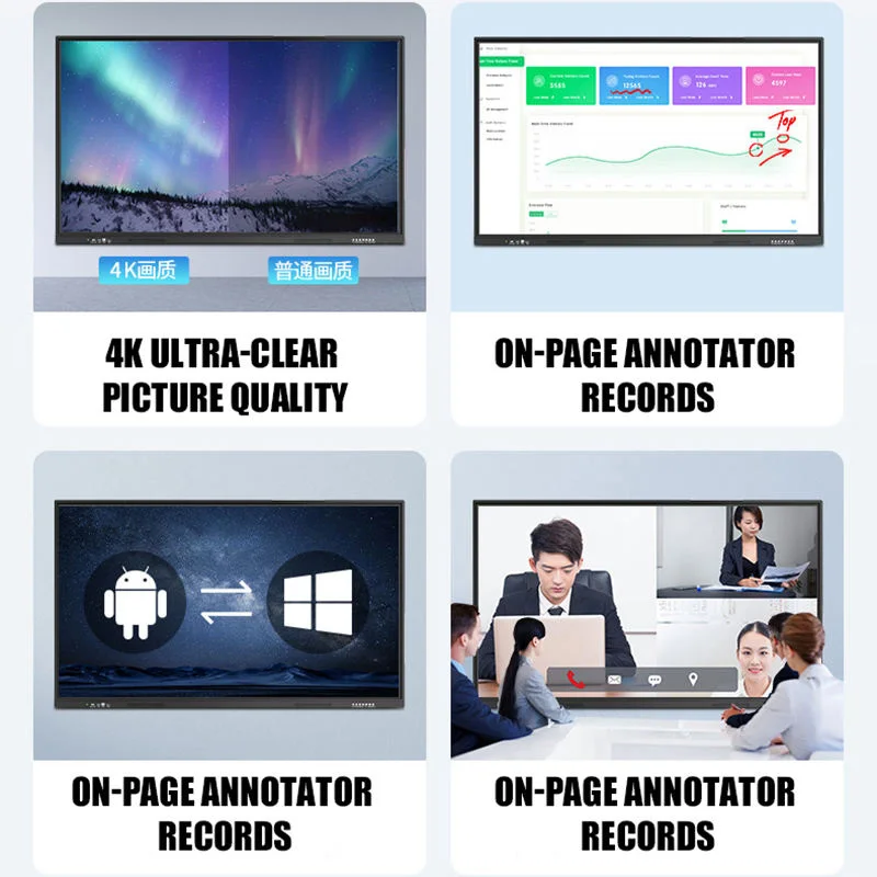 Portable Infrared Smart Touch Screen Board Electronic Digital Interactive Whiteboard Education Smart Board