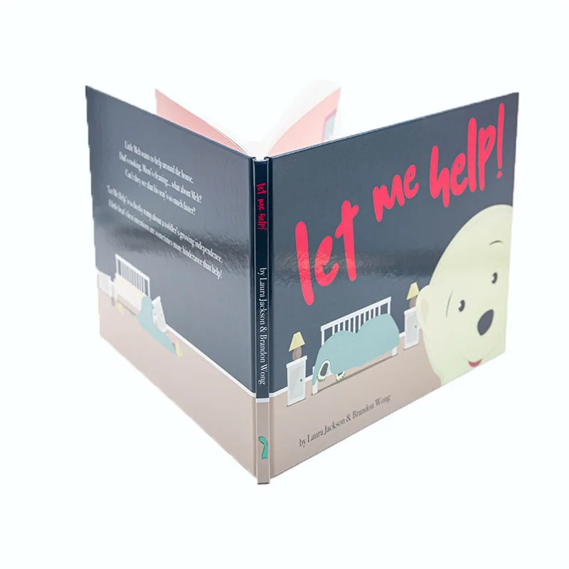 High Quality Full Color Hardcover Children Books Printing Custom Hardcover Book for Child Carton Box Offset Printing CMYK Gua
