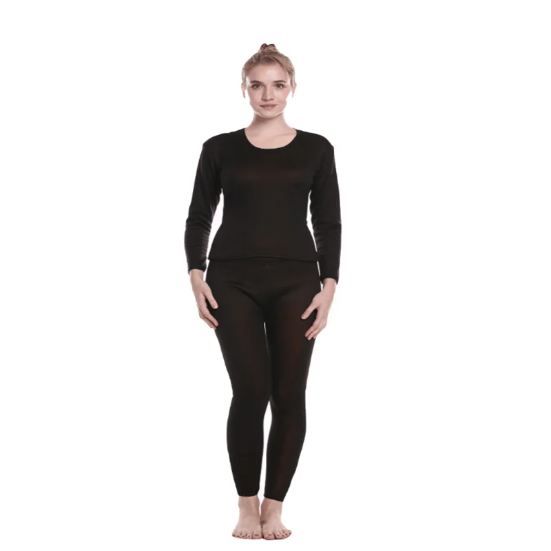 
Velvet and thick women thermal underwear set for men wholesale 