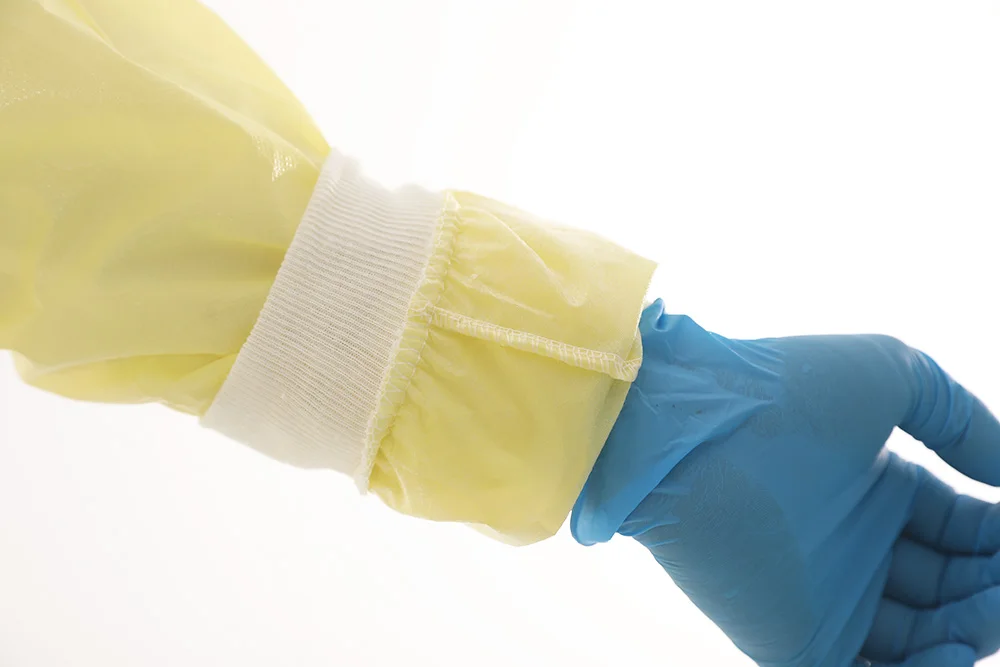 Medical ASTM Level 1disposable isolation gown plastic gown ppe waterproof disposable gowns clinic uniform medical suppliers CE