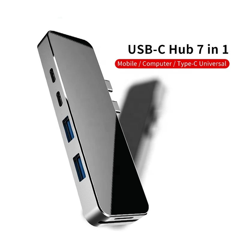2021 Amazon популярные товары по низкой цене беспроводной USB 3 0 SD порта Thunderbolt 7 в 1 Vga USB-C концентратор для MacBook